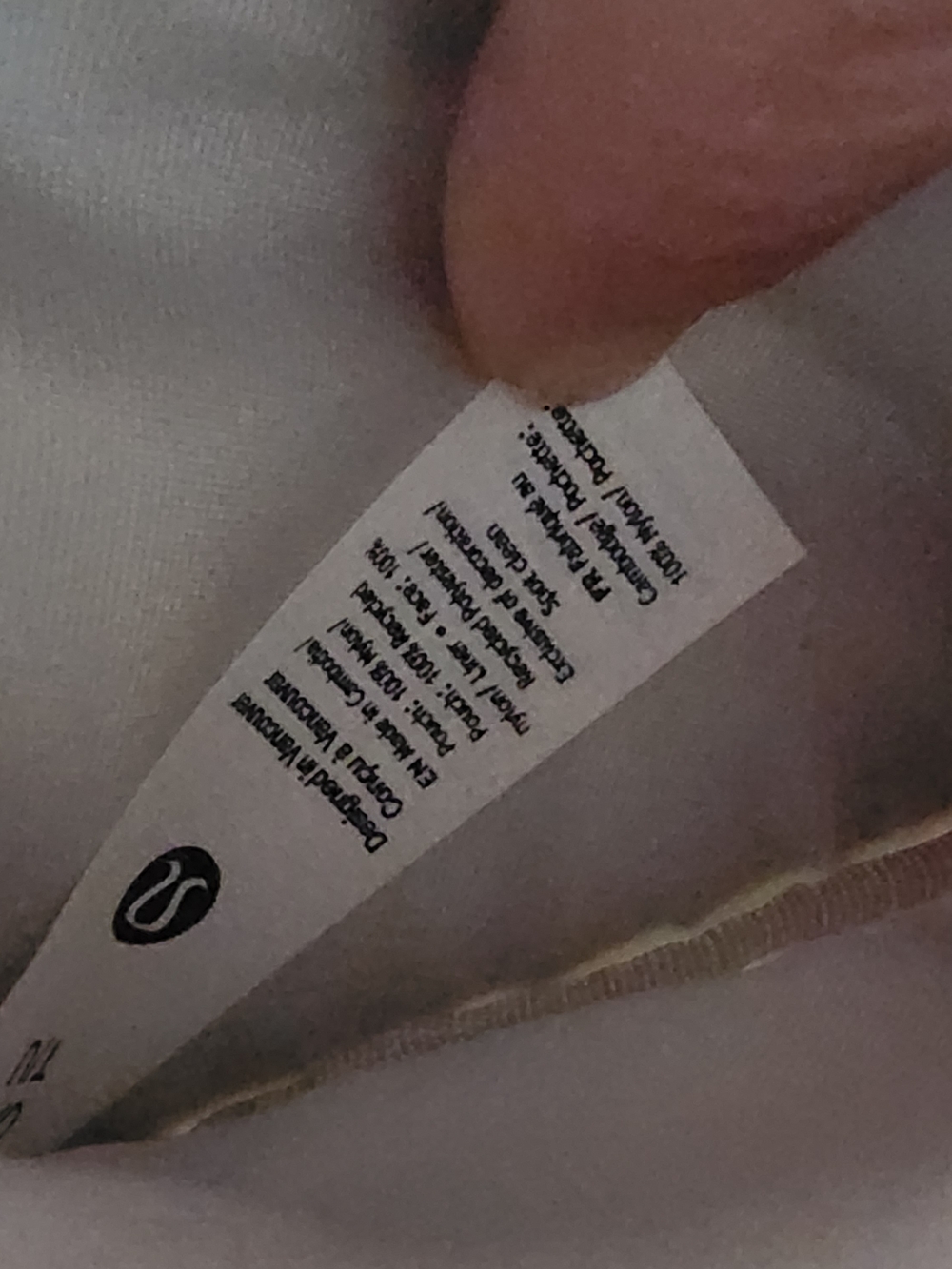 Lululemon Dual Pouch Pink and Cream Wristlet Keychain - Picture 4 of 9